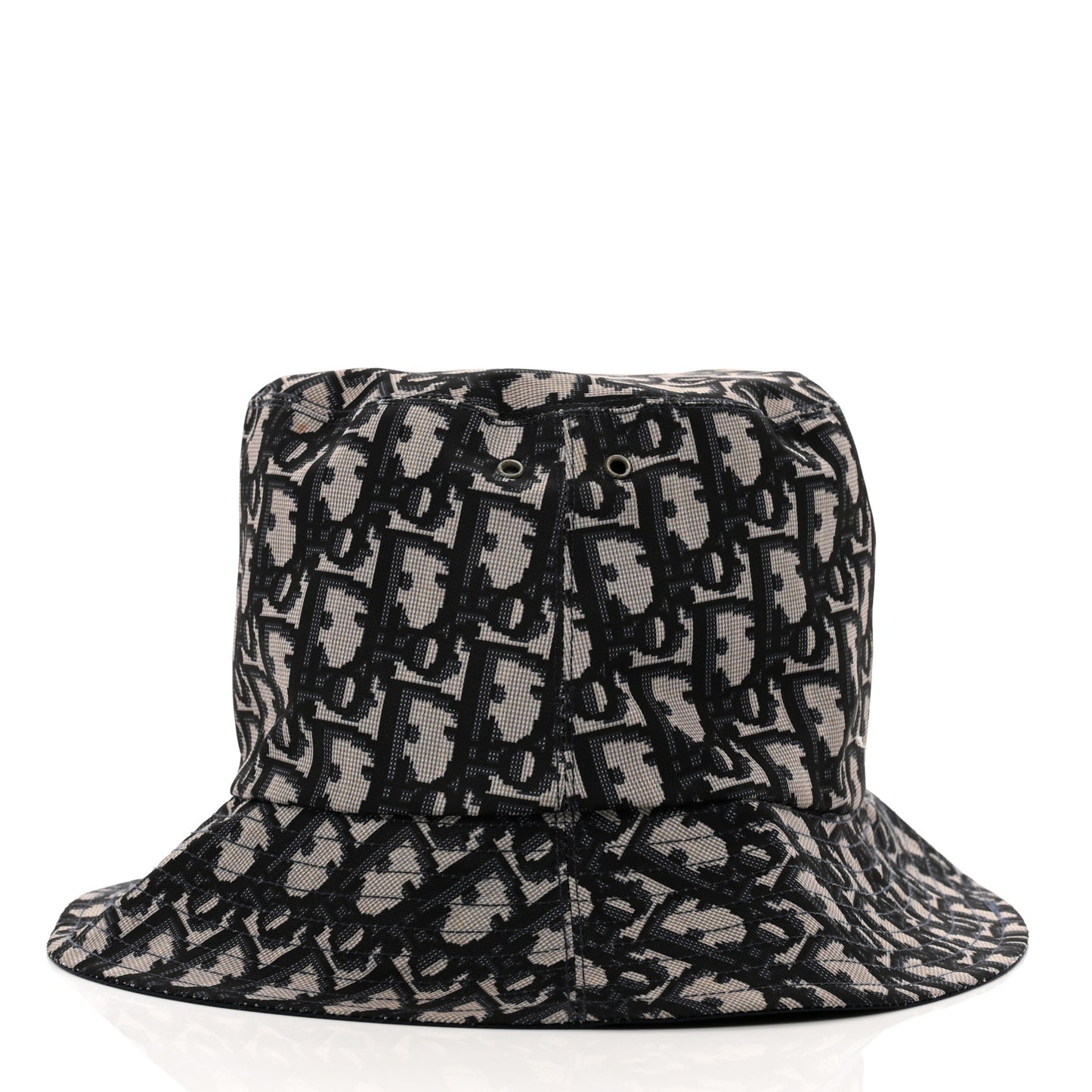 Oblique Jacquard Bucket Hat Blue