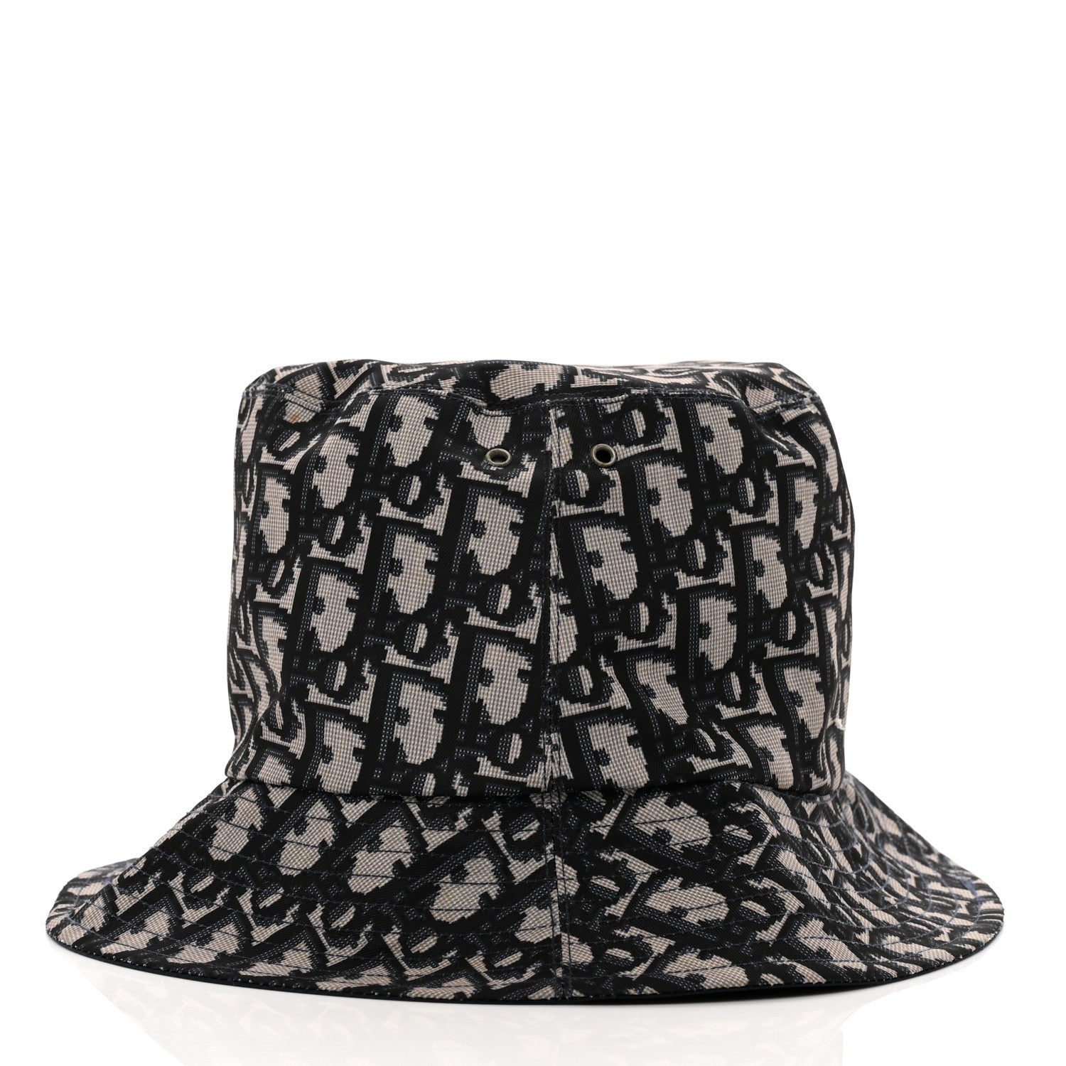 Christian Dior Oblique Jacquard Bucket Hat Blue 5 of 10