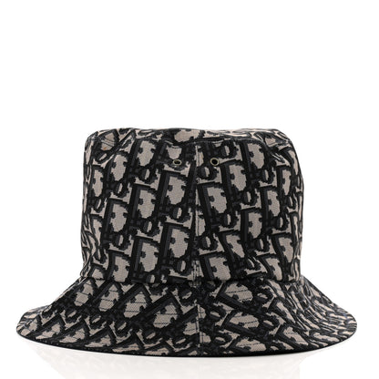 Christian Dior Oblique Jacquard Bucket Hat Blue 5 of 10