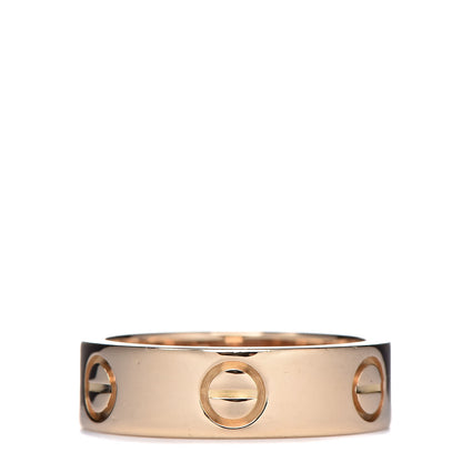 Cartier 18K Yellow Gold 5.5mm LOVE Ring 50 5.25 1 of 4