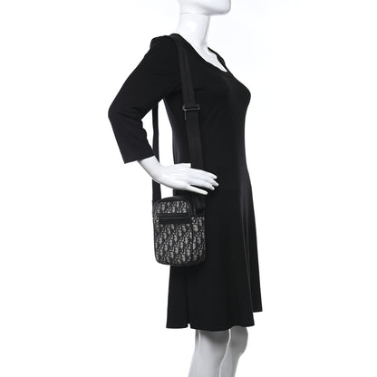 Christian Dior Oblique Messenger Pouch Beige Black 2 of 11