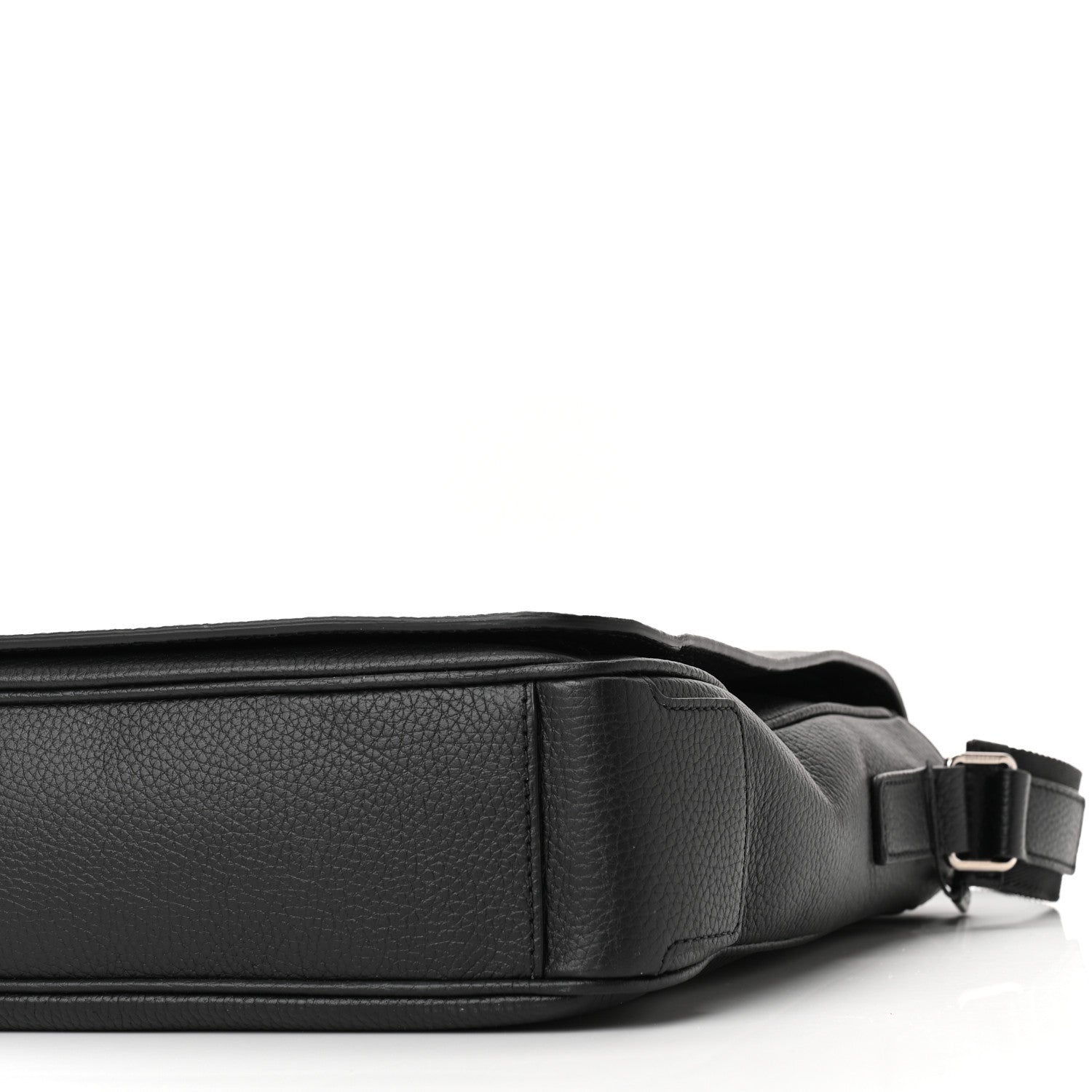 Burberry Grainy Calfskin Embossed Bruno Messenger Black 8 of 8