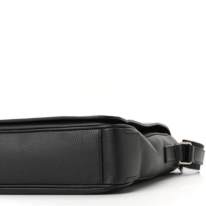 Burberry Grainy Calfskin Embossed Bruno Messenger Black 8 of 8