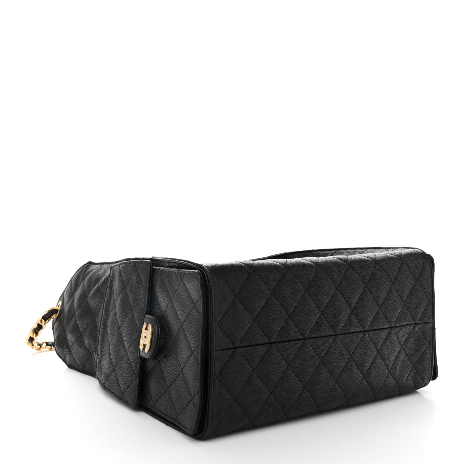 Chanel Caviar Quilted Medium Chanel 25 Handbag Black 4 of 11