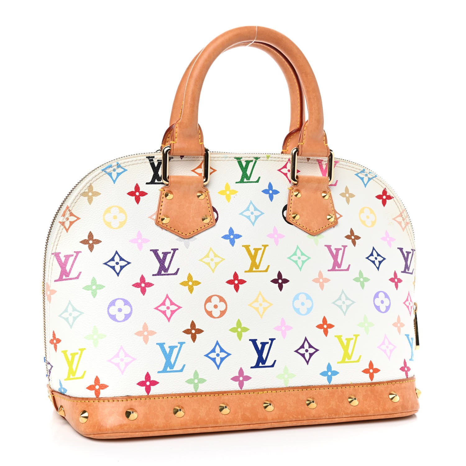 Louis Vuitton Monogram Multicolor Alma White 3 of 12