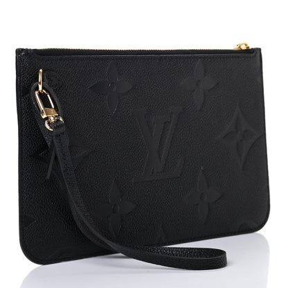Louis Vuitton Empreinte Monogram Giant Neverfull MM Pochette Black 2 of 4