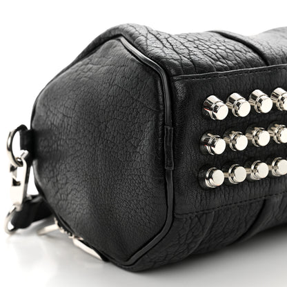 Alexander Wang Pebbled Lambskin Mini Rockie Black Rhodium Hardware 8 of 10