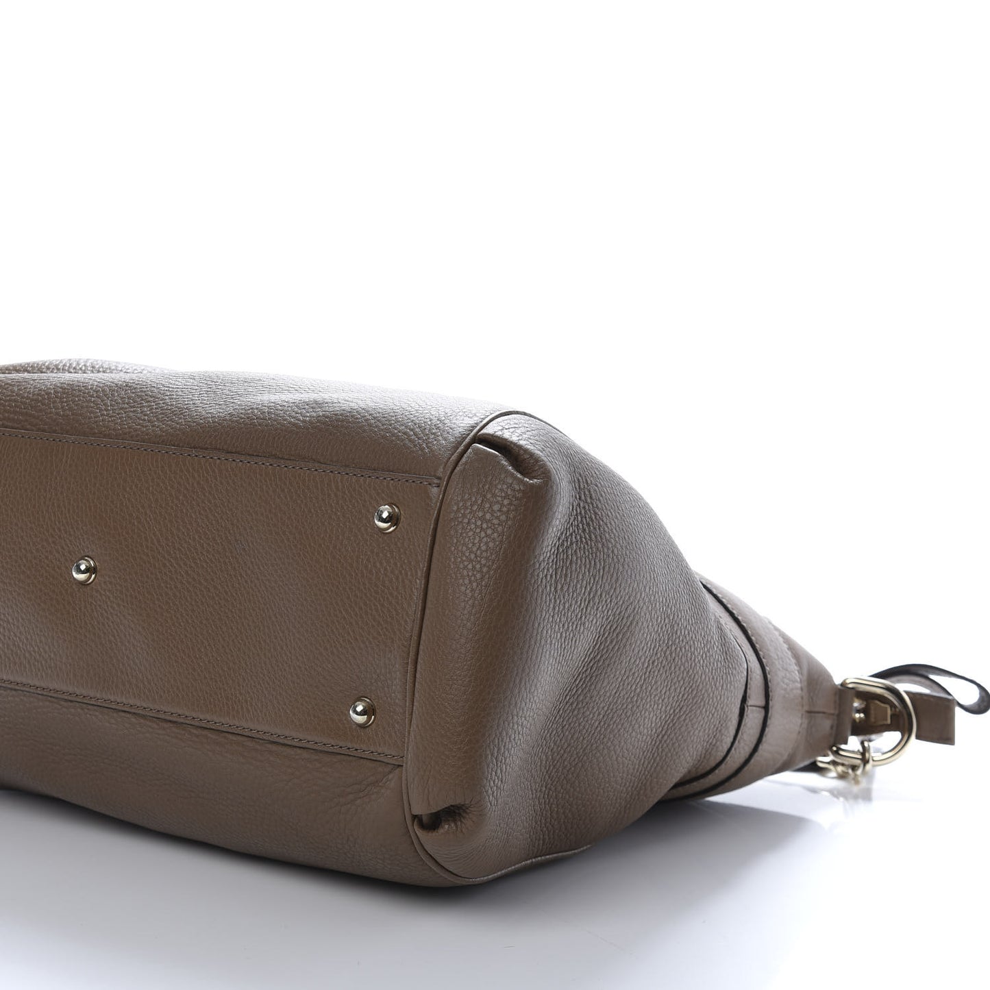 Calfskin GG Running Tote Brown