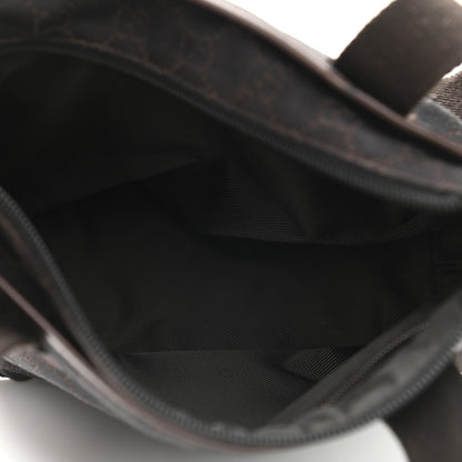 Gucci Denim Monogram Tote Bag Dark Brown 5 of 9