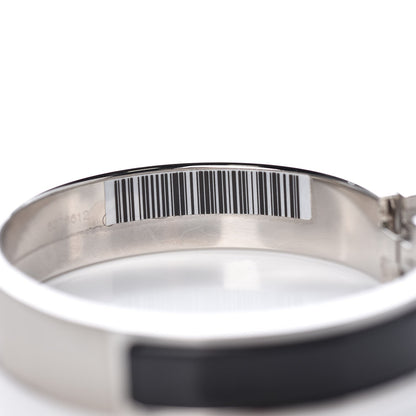 Hermes Enamel Narrow Clic Clac H Bracelet GM Black 5 of 7