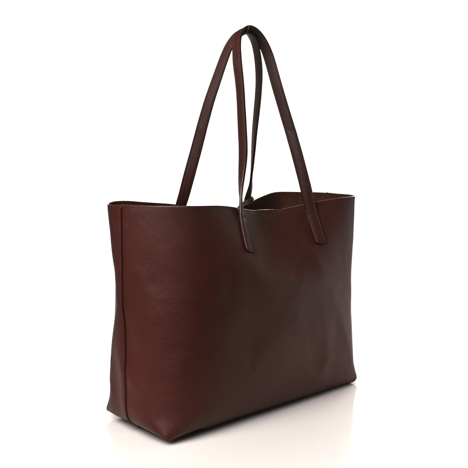 Saint Laurent Calfskin Large Shopping Tote Old Brandy 4 of 12