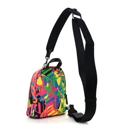MCM Nyon Mini Stark Crossbody Backpack Multicolor 3 of 10