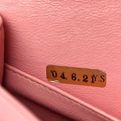 Chanel Caviar Quilted Medium Double Flap Pink 8 of 22