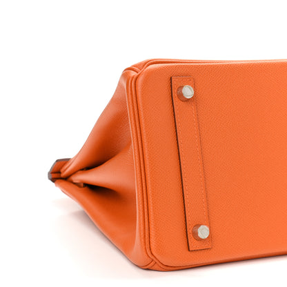 Hermes Epsom Birkin 30 Orange 10 of 13