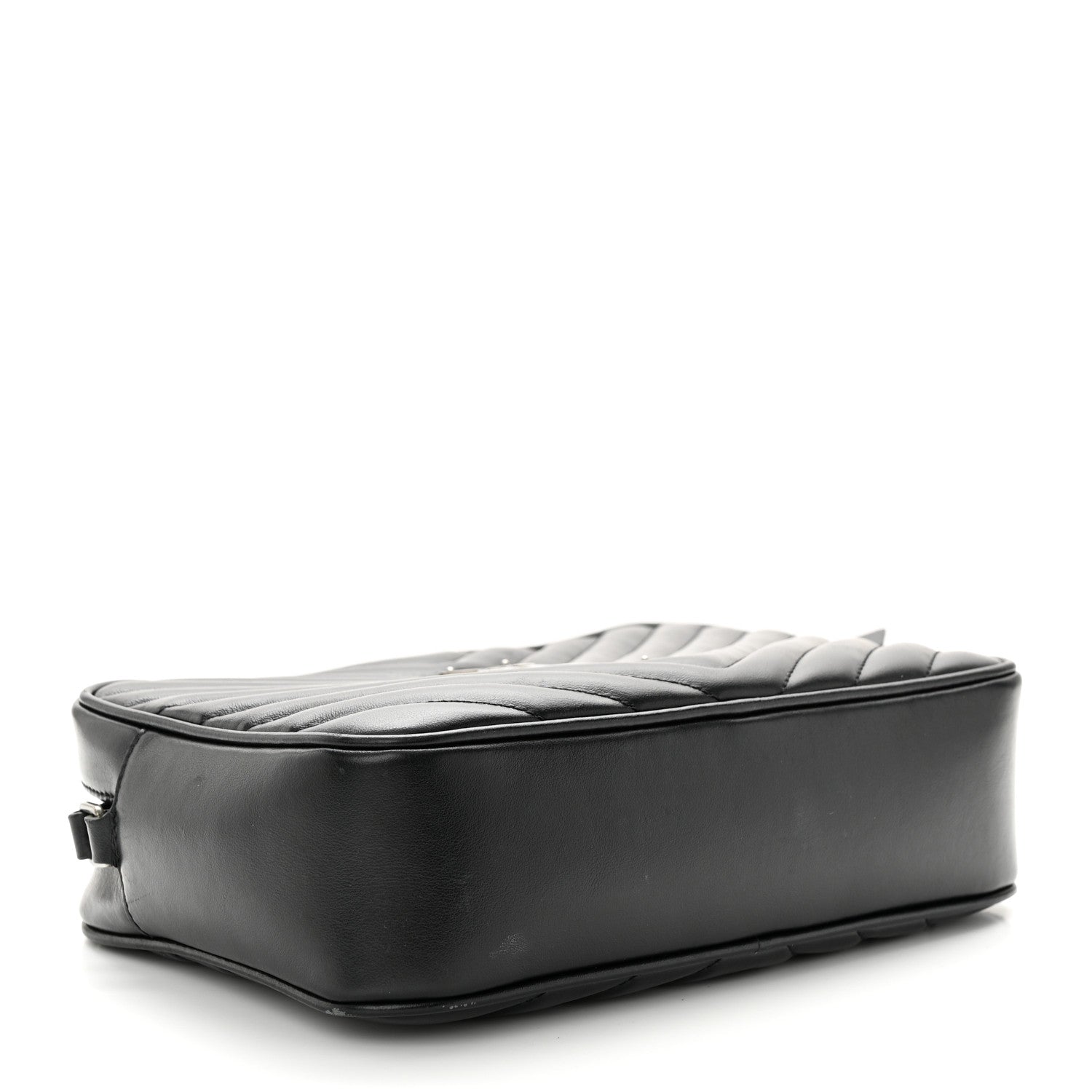 Saint Laurent Calfskin Matelasse Monogram Lou Camera Bag Black 4 of 13