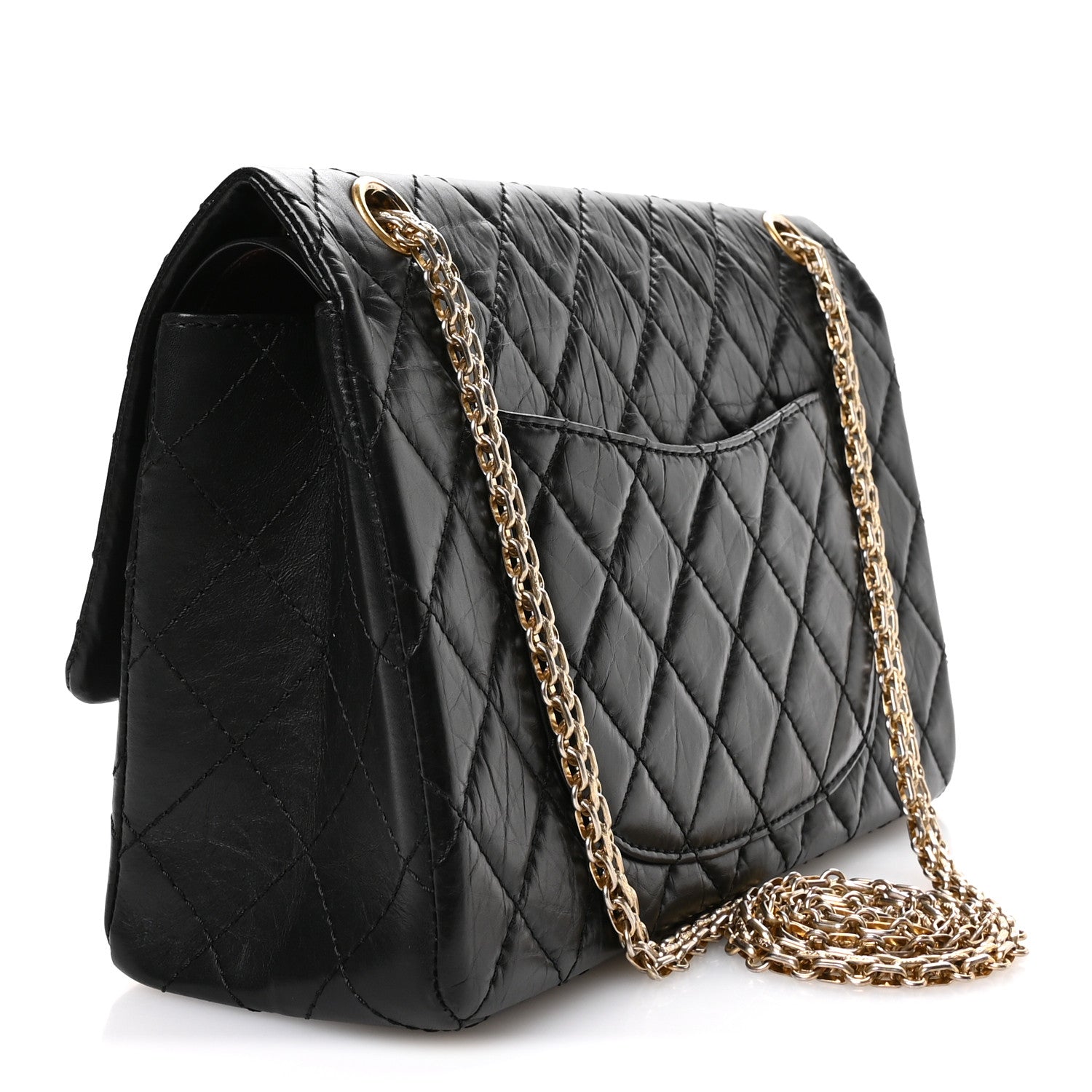 Chanel Aged Calfskin Quilted 2.55 Reissue 226 Flap Black 2 of 12