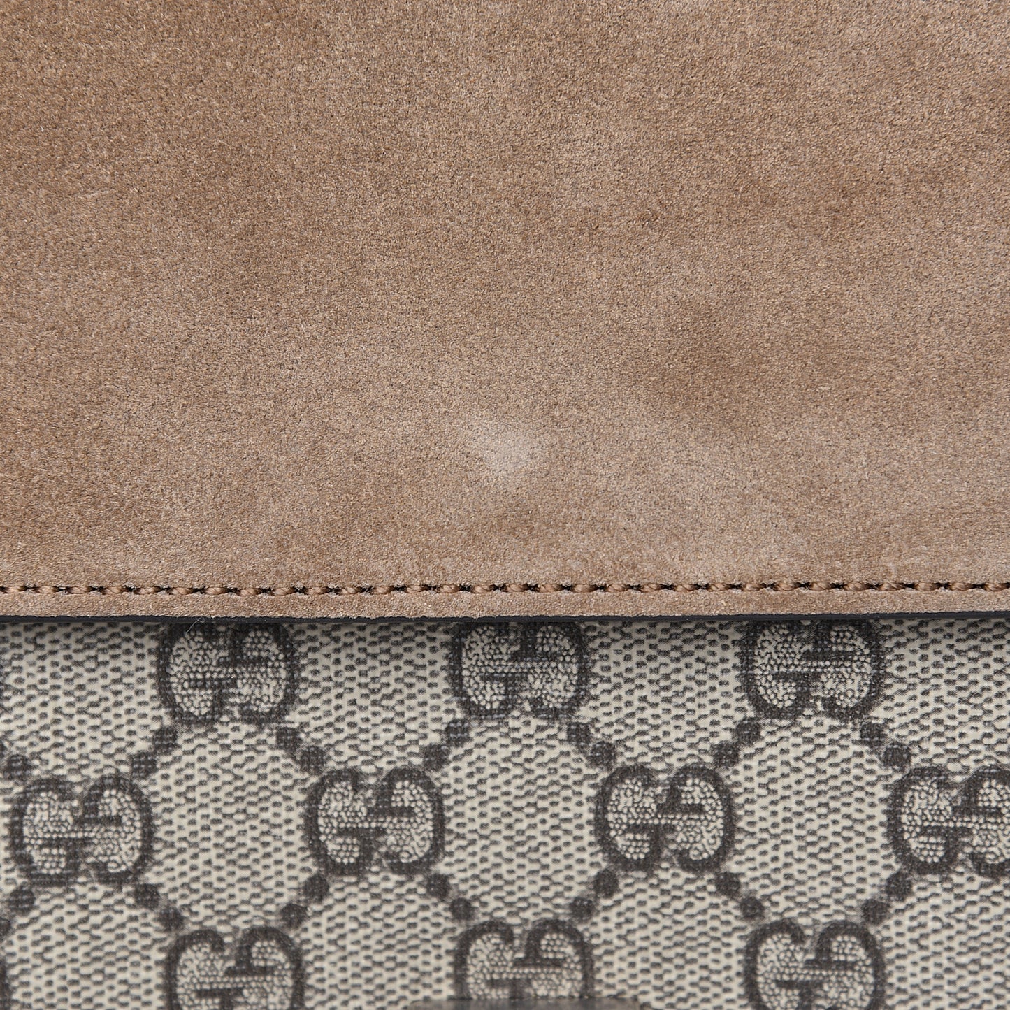 GG Supreme Monogram Mini Dionysus Shoulder Bag Taupe