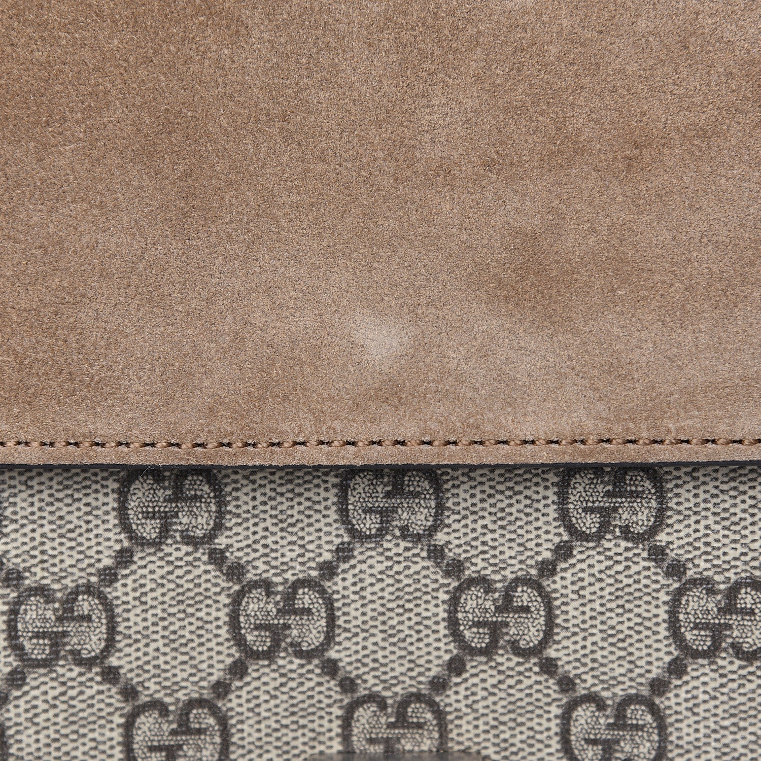 Gucci GG Supreme Monogram Mini Dionysus Shoulder Bag Taupe 9 of 11