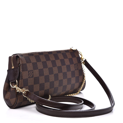 Louis Vuitton Damier Ebene Eva Clutch 3 of 12