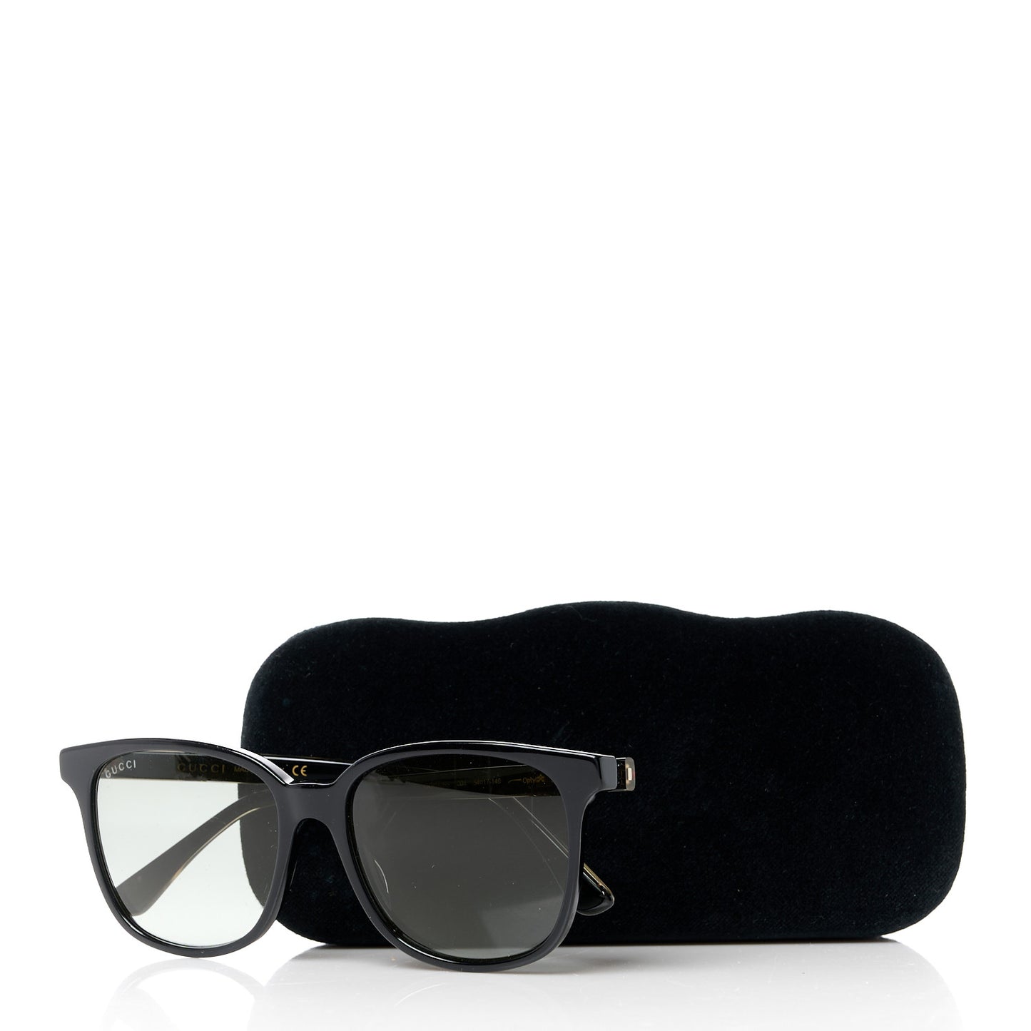 Acetate Frame Sunglasses GG0376S Black