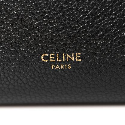 Celine Soft Grained Calfskin Small Sangle Bucket Bag Black 6 of 10