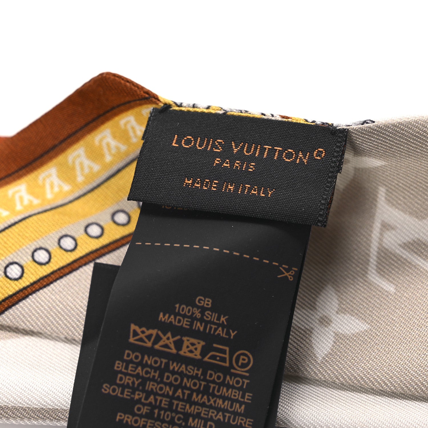 Louis Vuitton Silk Ultimate Monogram BB Bandeau Beige Clair 3 of 3