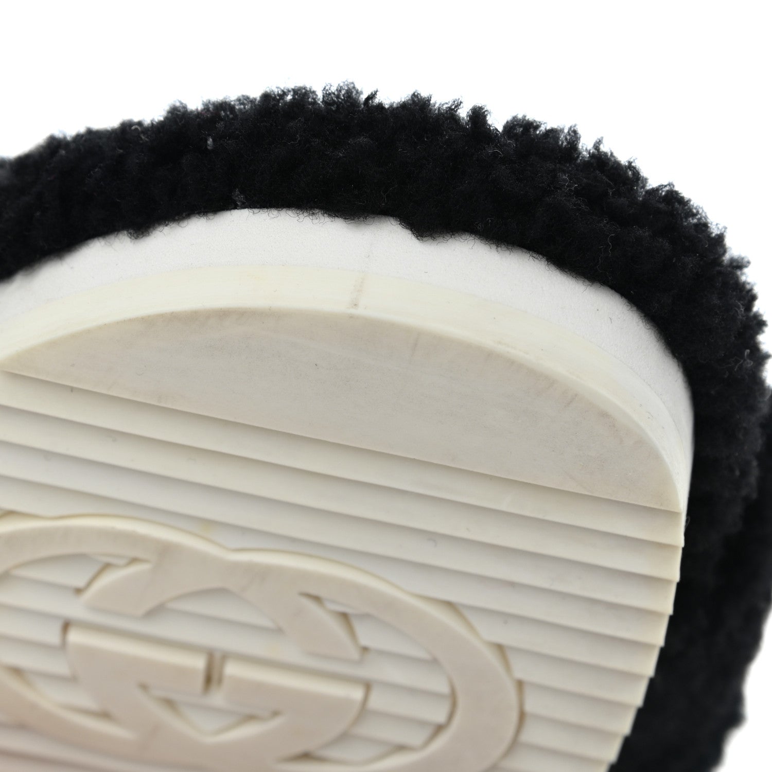 Gucci Merino Interlocking G Slide Sandals 39 Butterscotch Black 12 of 12