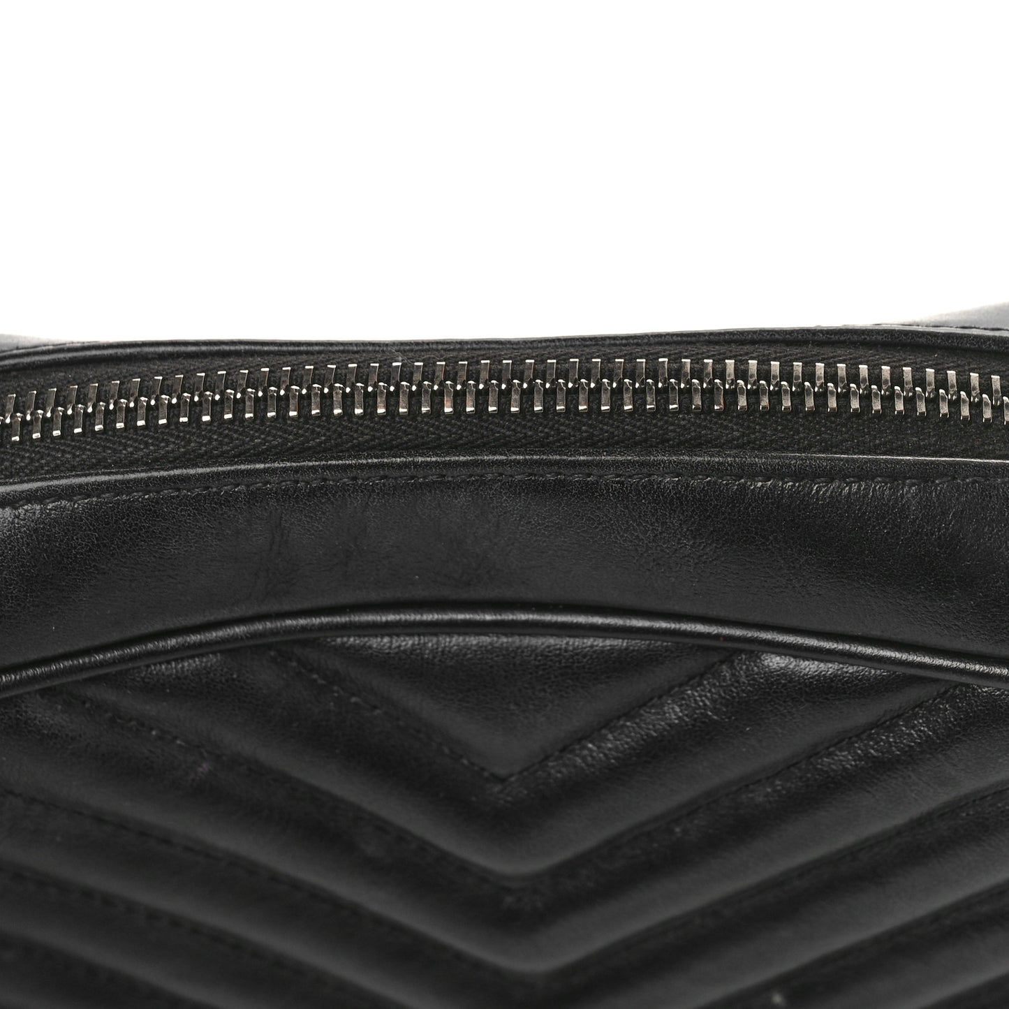 Calfskin Matelasse Monogram Monochrome Lou Camera Bag Black