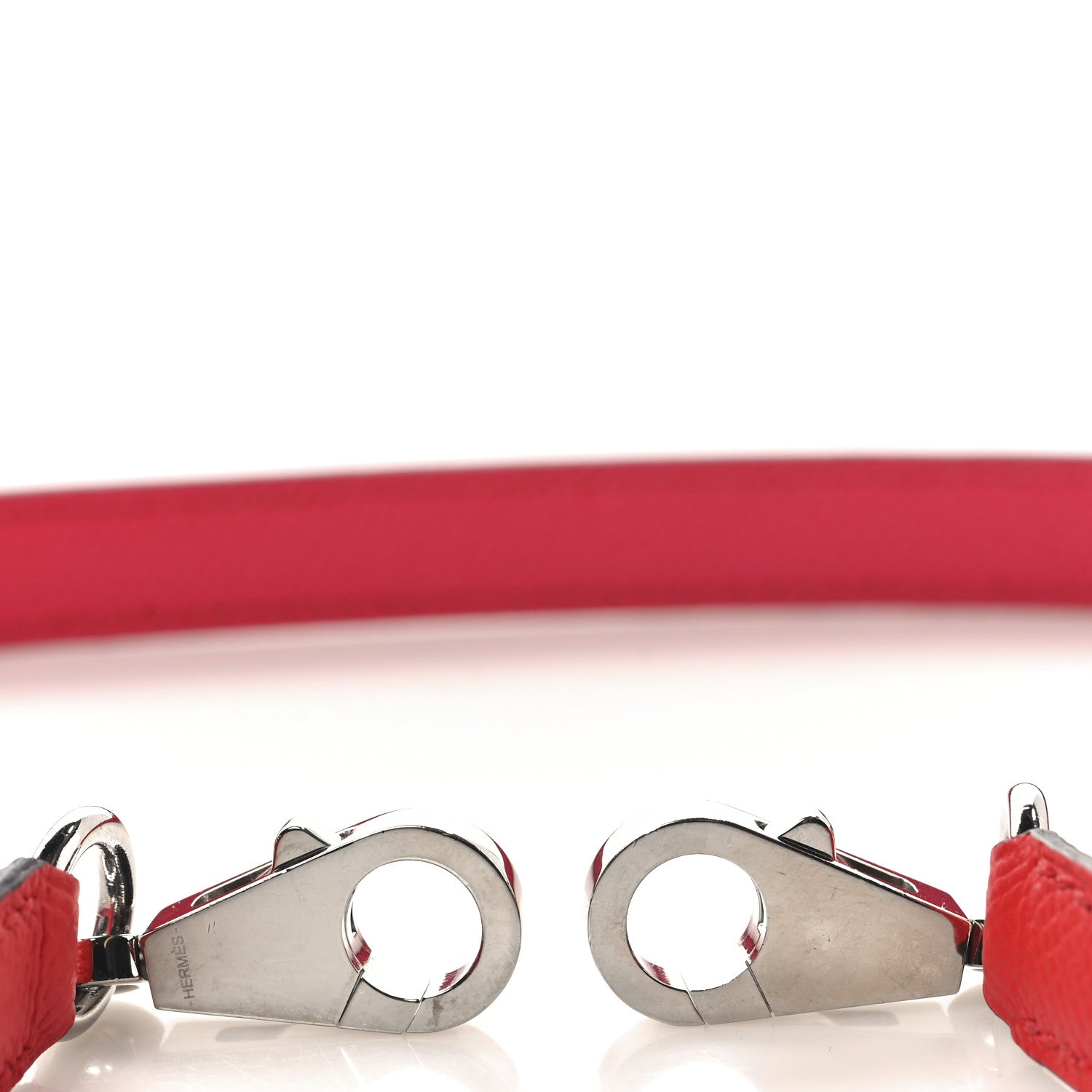 Hermes Epsom Kelly Shoulder Strap Rouge De Coeur 3 of 4