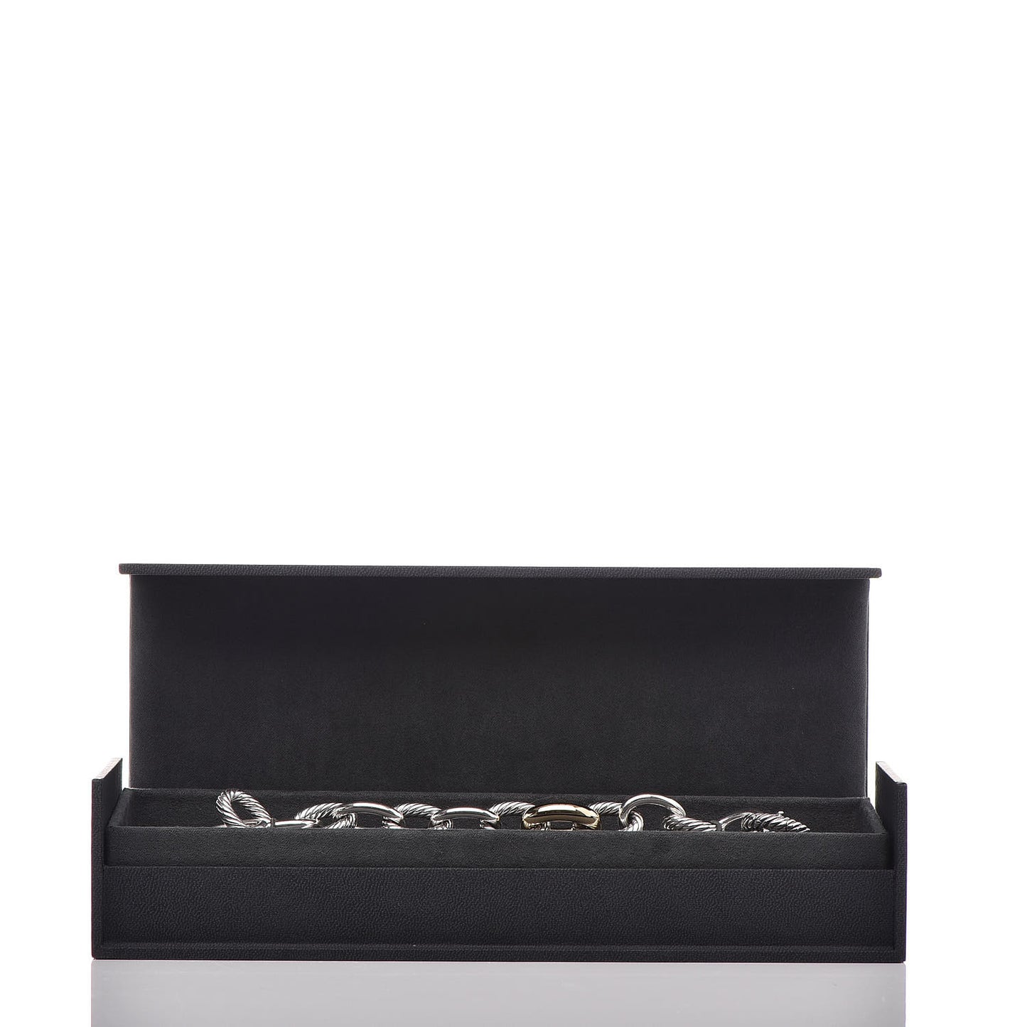 Sterling Silver 18K Yellow Gold 19mm Extra Large Oval Link Bracelet