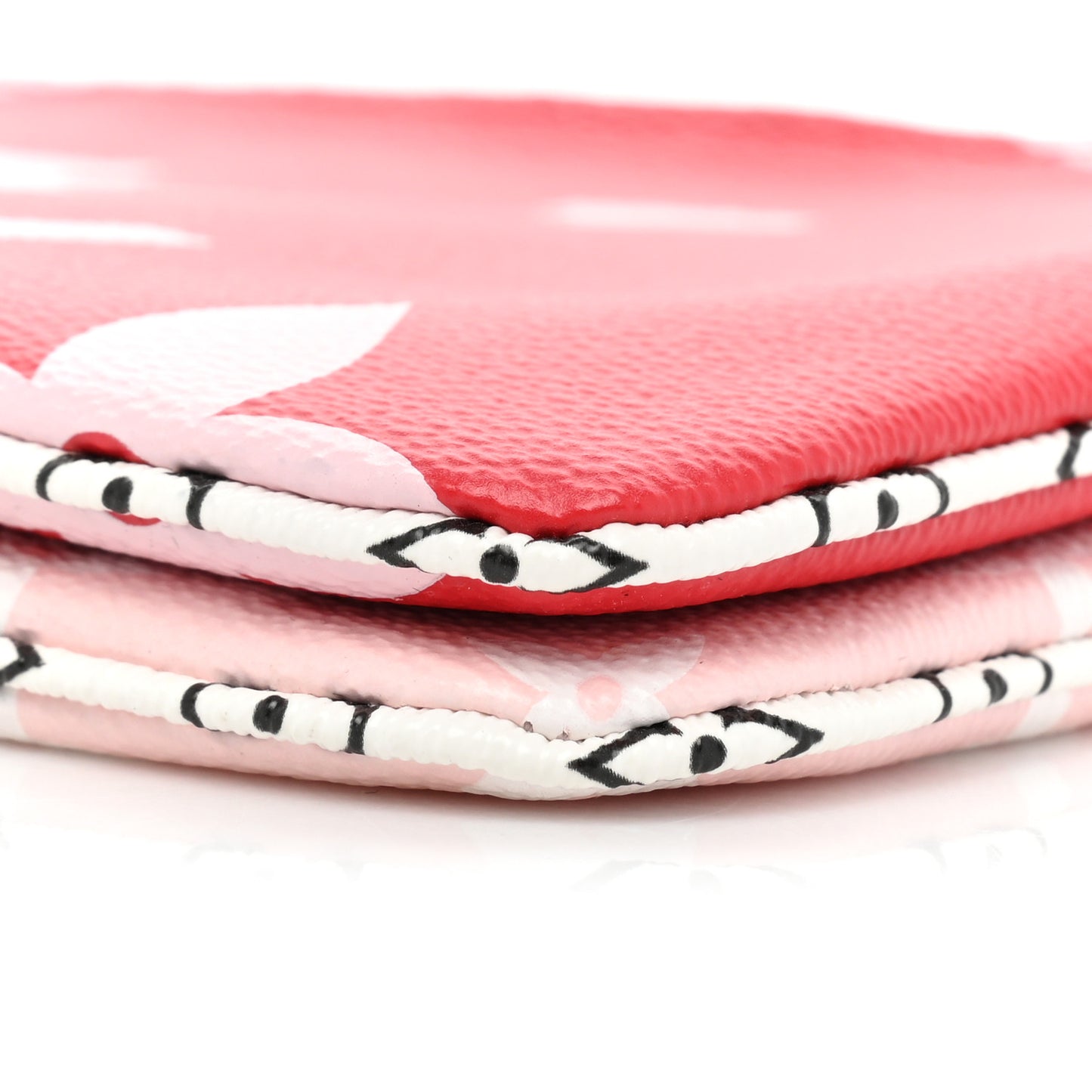 Monogram Giant Double Zip Pochette Rouge