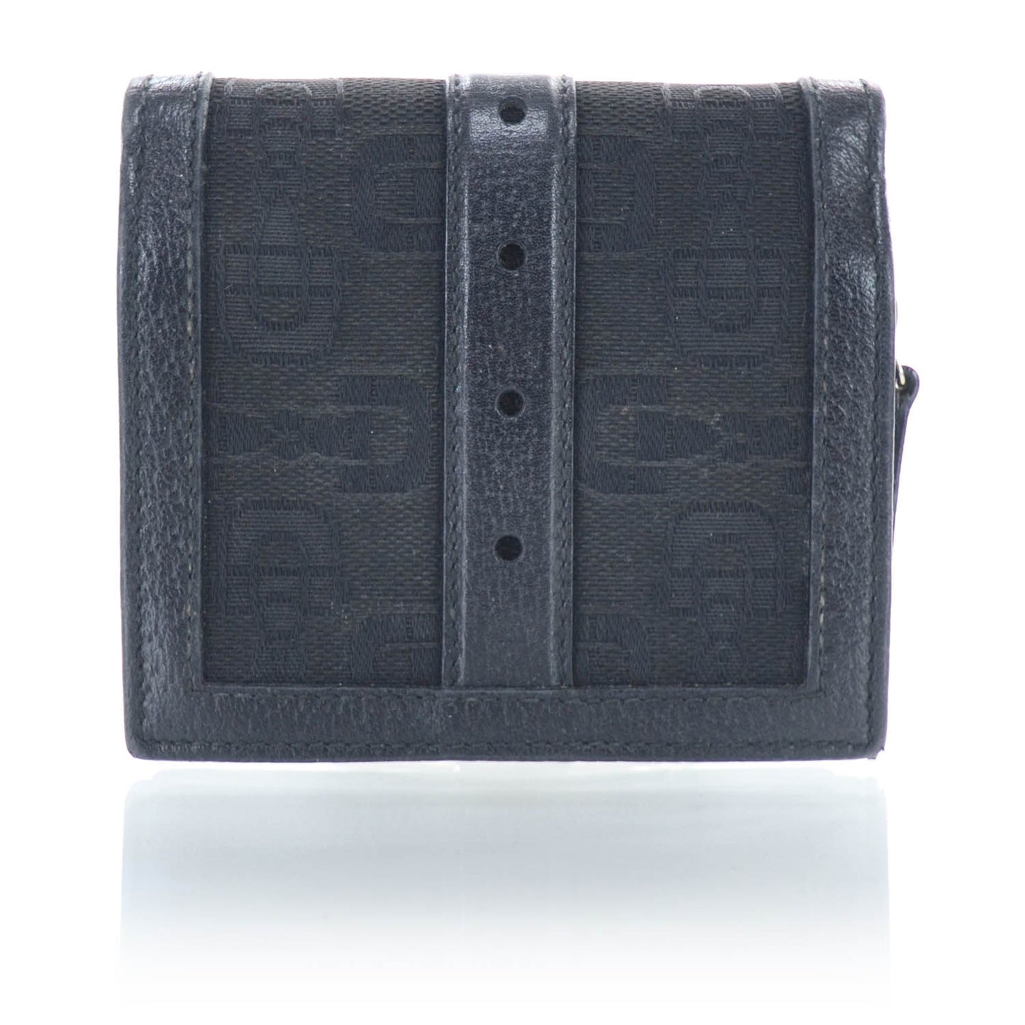 Horsebit Print Glam French Wallet