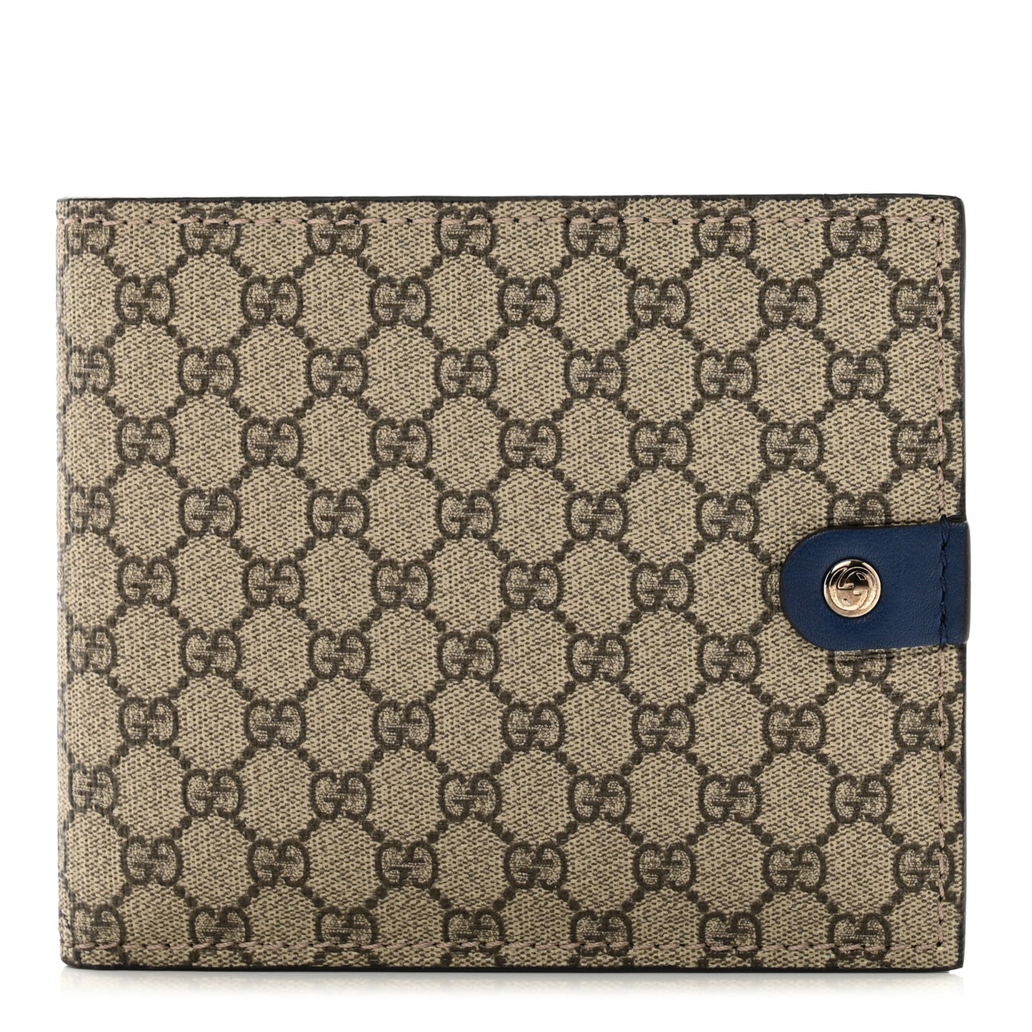 Monogram GG Supreme Bi-Fold Wallet Blue
