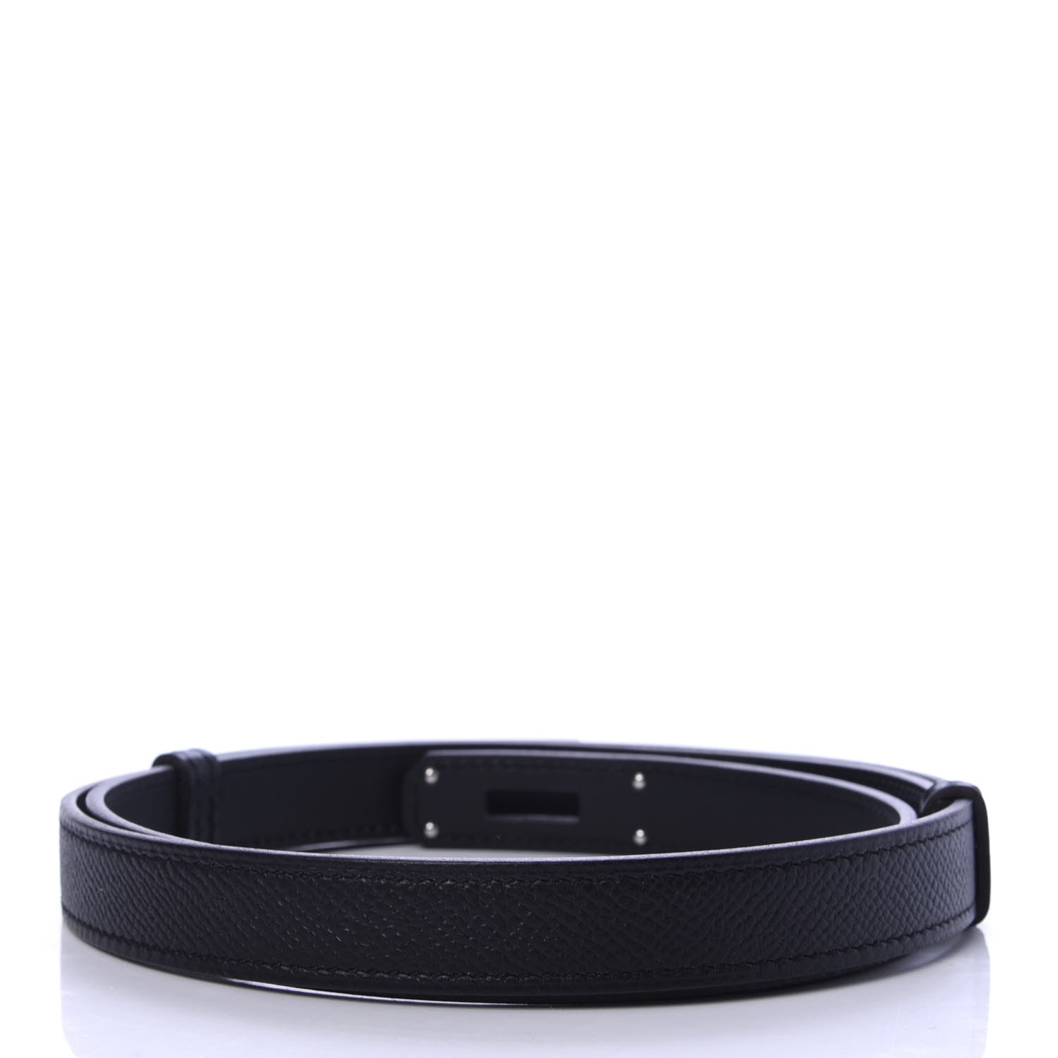 Hermes Epsom Kelly Belt Black 2 of 5