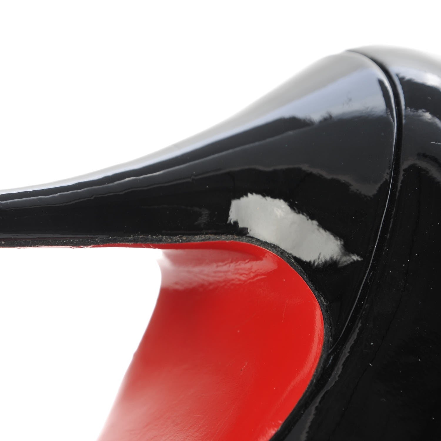 Christian Louboutin Patent Breche 100 Pumps 37 Black 9 of 9