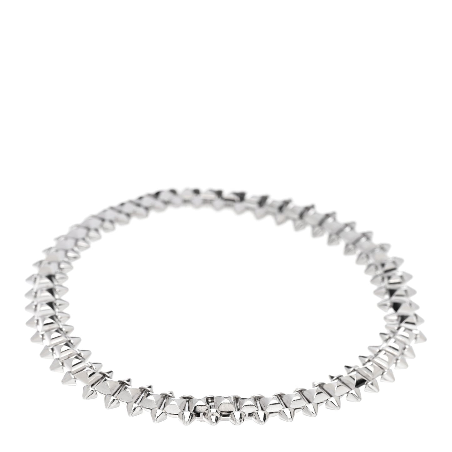 18K White Gold Medium Clash De Cartier Flexible Bracelet 18
