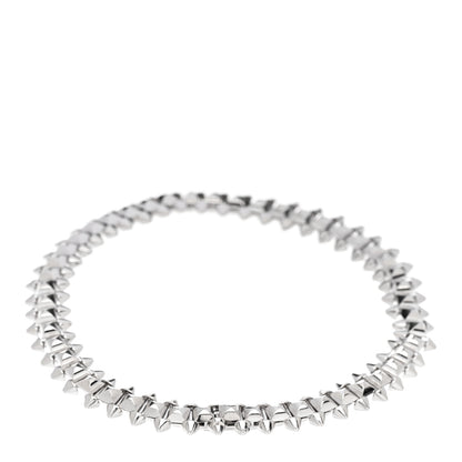Cartier 18K White Gold Medium Clash De Cartier Flexible Bracelet 18 2 of 4