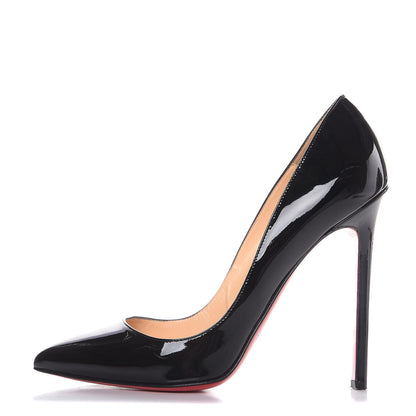 Christian Louboutin Patent Pigalle 120 Pumps 38.5 Black 1 of 9