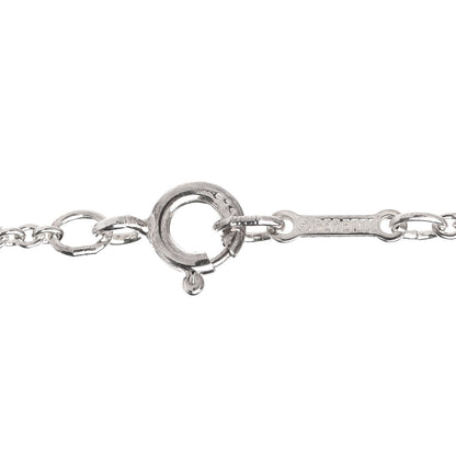 Tiffany Sterling Silver 20mm Elsa Peretti Bean Pendant Necklace 6 of 6