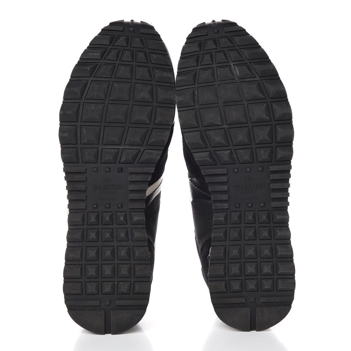 Nappa Suede Camouflage Mens Rockrunner Sneakers 44 Black White