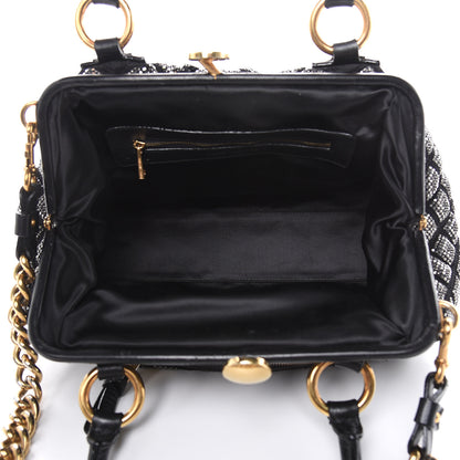 Marc Jacobs Suede Crystal Quilted Stam Black 5 of 18