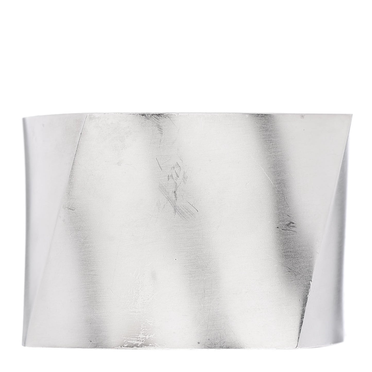 Sterling Silver Frank Gehry Torque Wide Bangle Bracelet