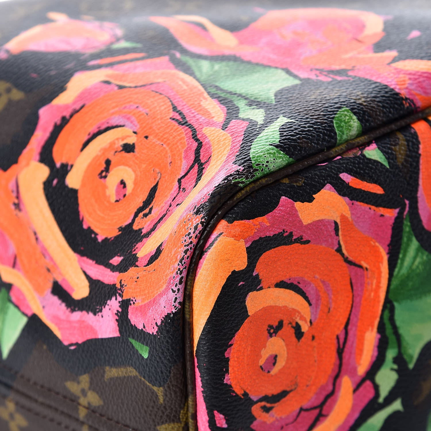 Louis Vuitton Monogram Roses Neverfull MM 13 of 21
