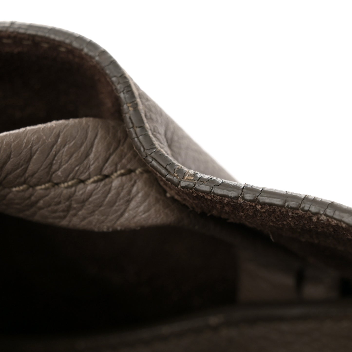 Soft Grained Calfskin Small Belt Cabas Phantom Taupe