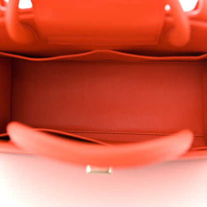 Christian Dior Bullcalf Diorever Flap Orange 5 of 22