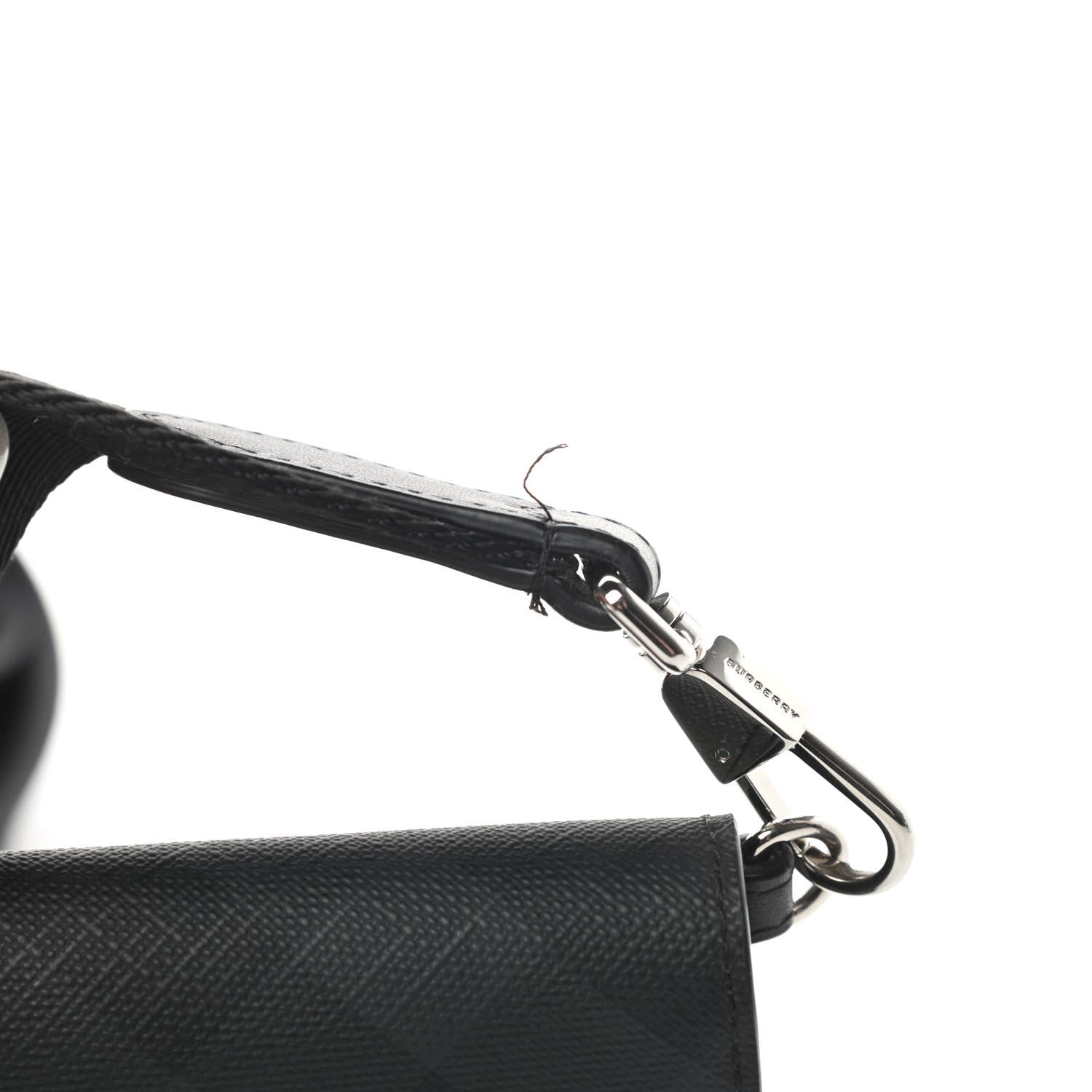 Burberry London Check Wallet with Detachable Strap Charcoal 12 of 13