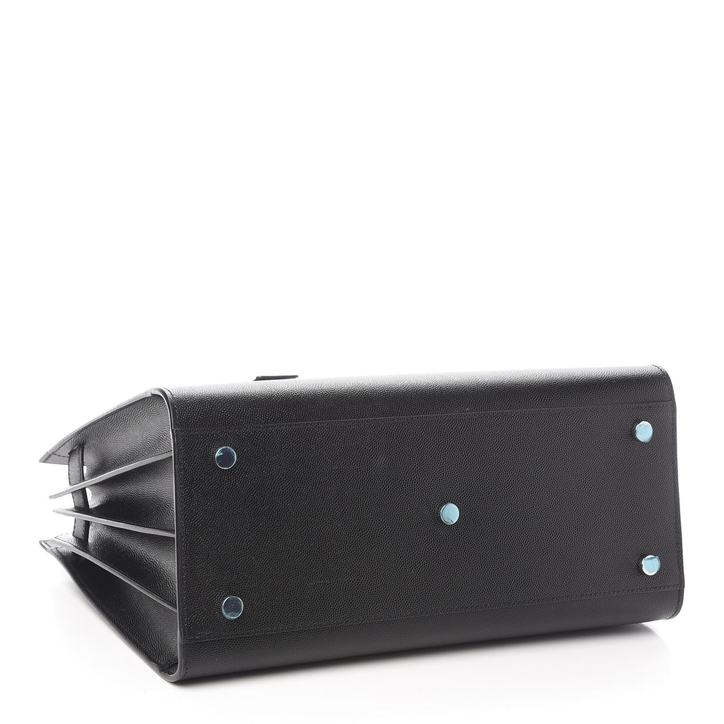 Grained Calfskin Small Sac De Jour Black