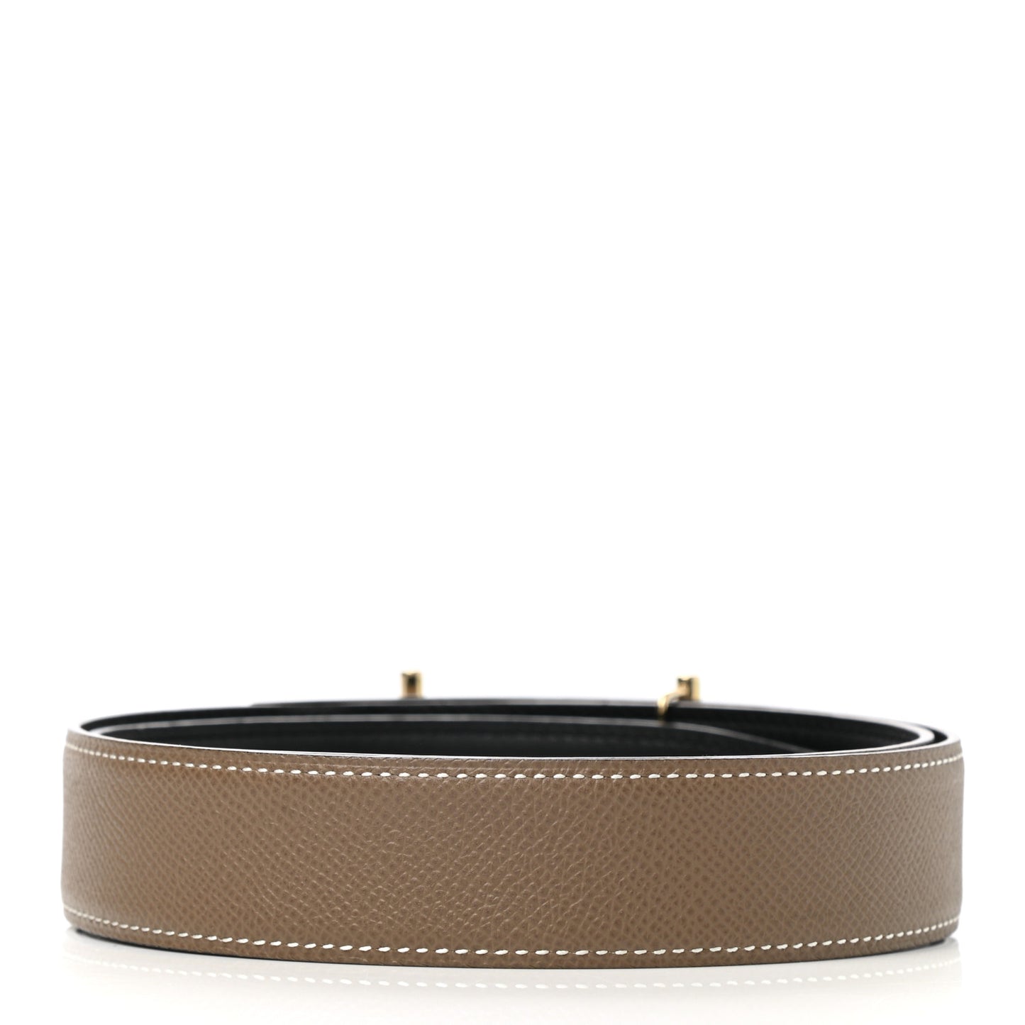 Swift Epsom 38mm Jumbo Belt 85 Black Etoupe