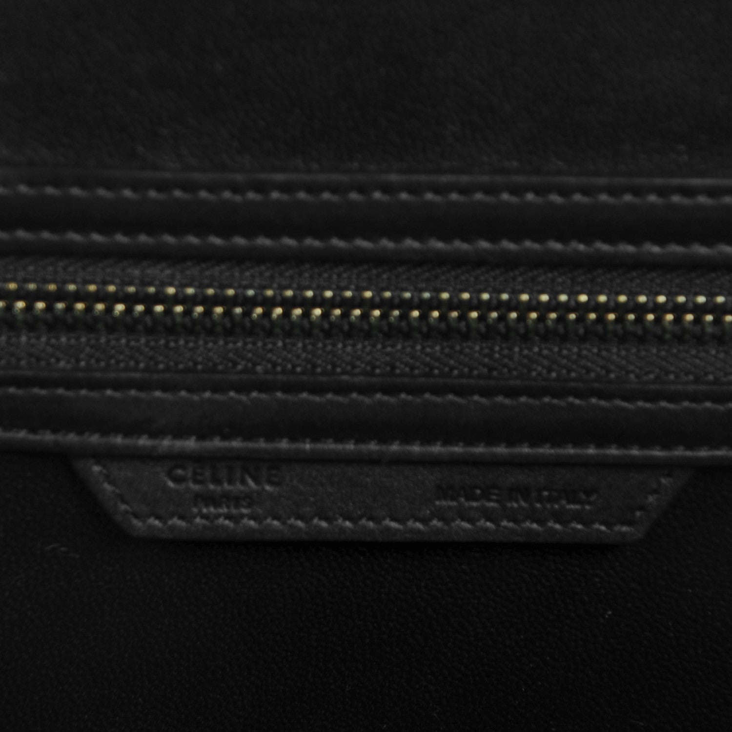 Celine Smooth Calfskin Mini Luggage Black 7 of 9