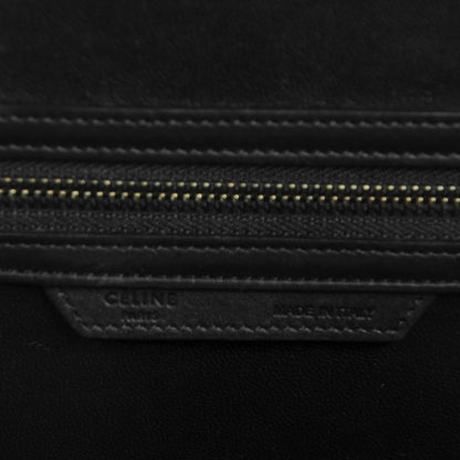 Celine Smooth Calfskin Mini Luggage Black 7 of 9